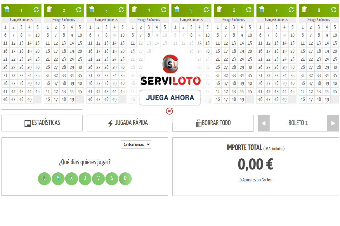 Jugar online a Bonoloto